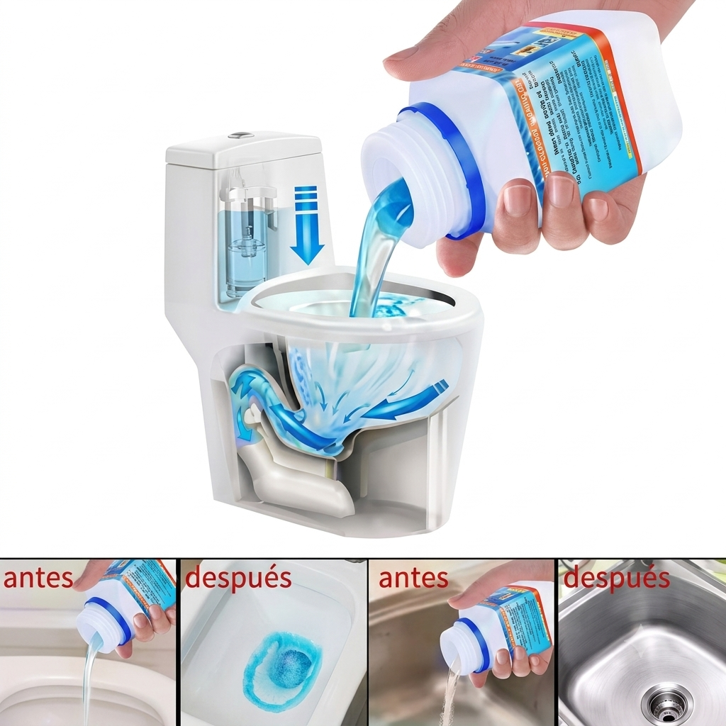 Destapador de Drenajes Espumoso